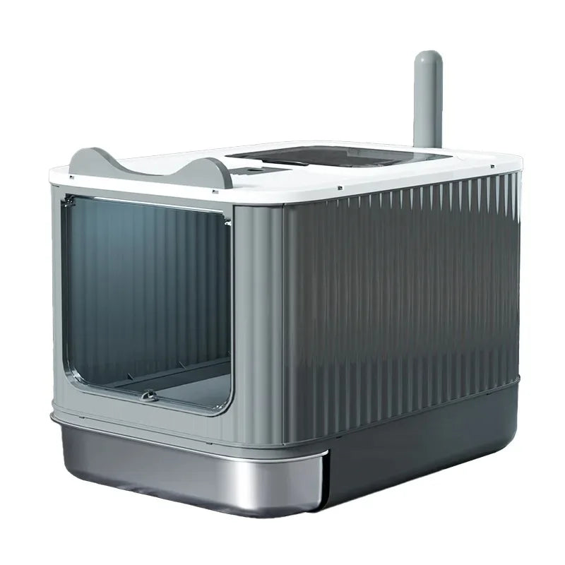 XXL Stainless Steel Cat Litter Box