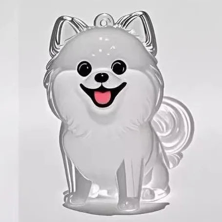 Dog Hair Storage Cute Pendant Keychain Bag Pendant Couple Car Key Chains  Souvenir Collection Gift Pet Hair Memorial Pet Lovers