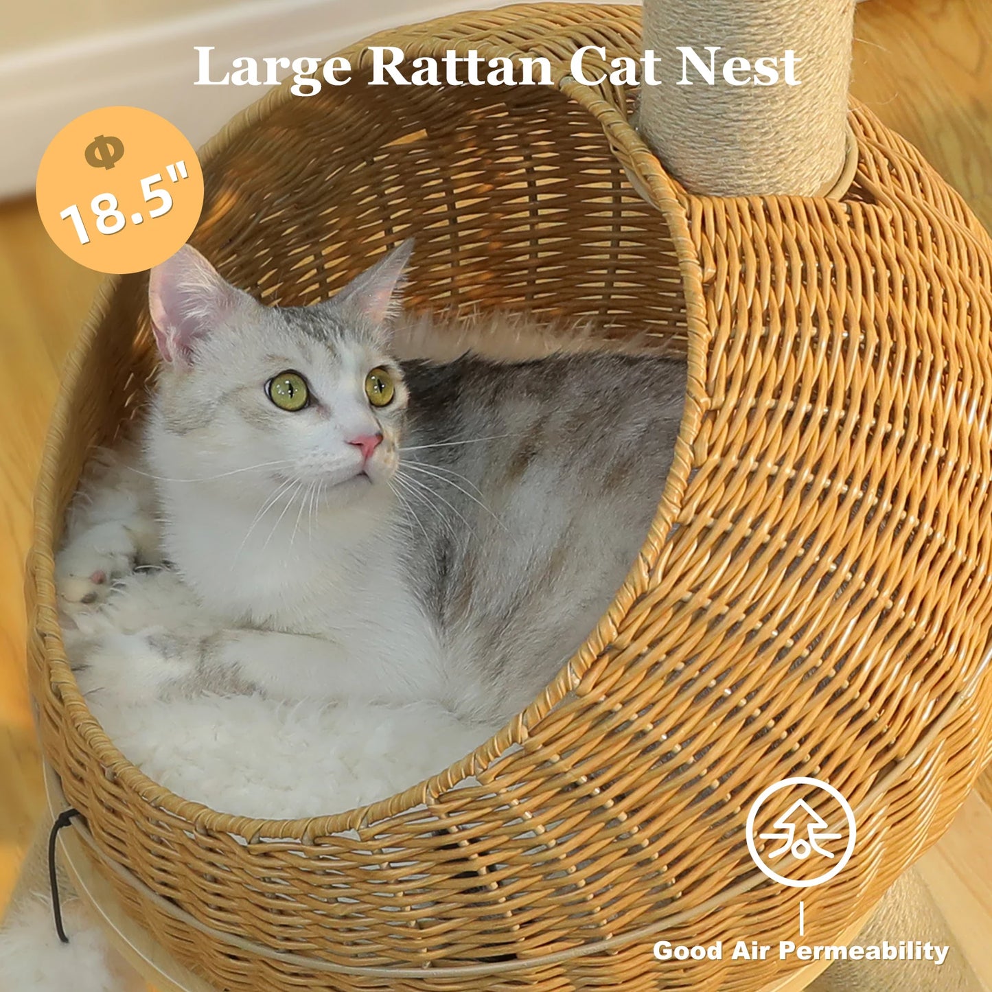 Dinosaur Cat Tree with Sisal Scratching Post