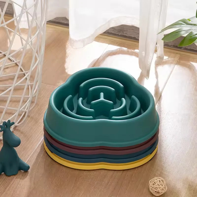 Slow Feeder Dog Bowl – Anti-Choking Puzzle Food Bowl for Dogs
