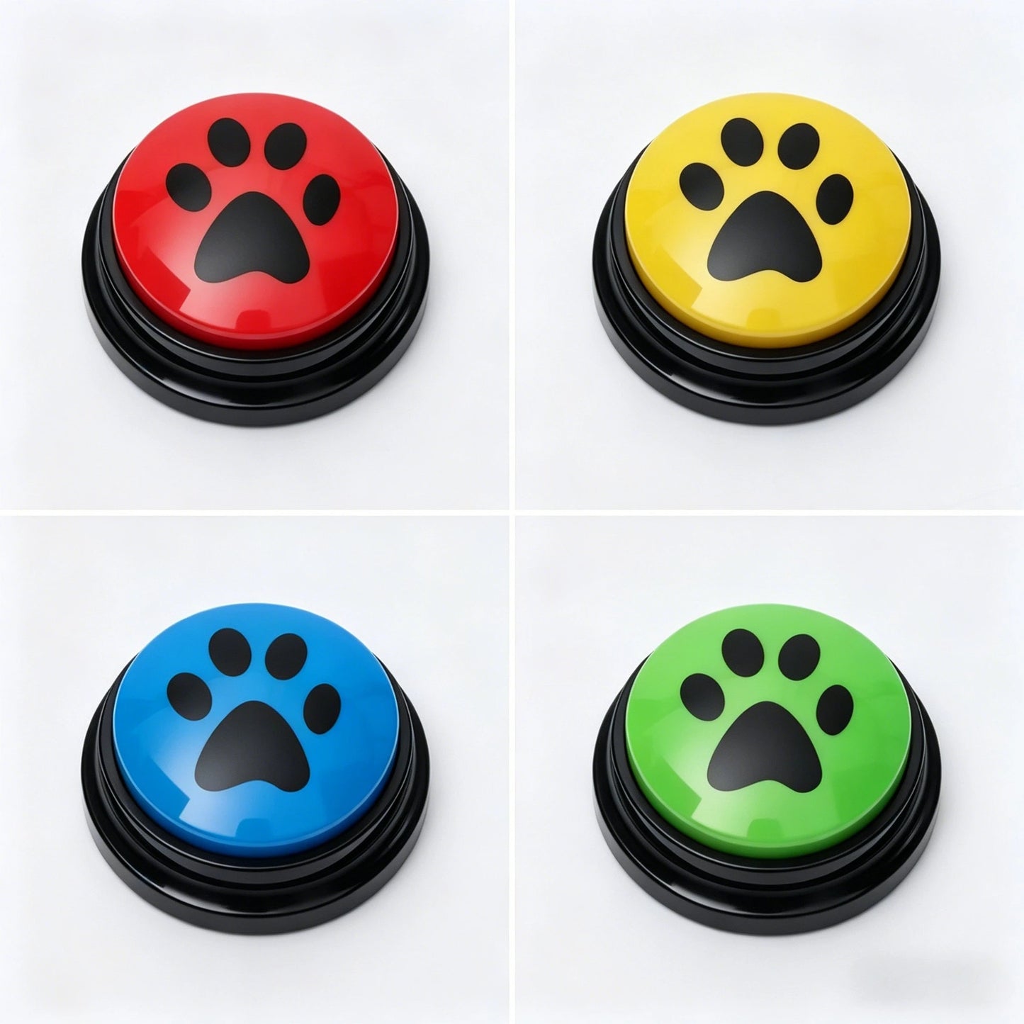 Dog Communication Buttons Voice Recording Button for Pet Training Buzzer 30 Second Record Playback Funny Gift for Talking Pet
