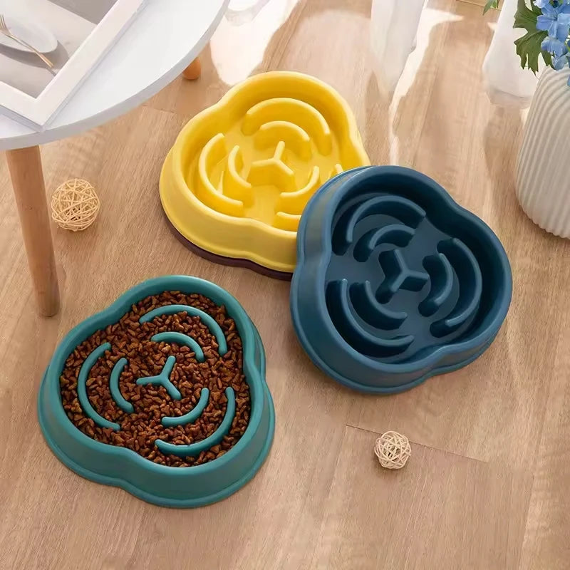 Slow Feeder Dog Bowl – Anti-Choking Puzzle Food Bowl for Dogs