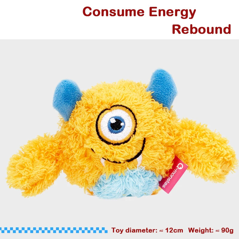 New Squeaker Dogs Balls Toy Bite Resistant Plush Toys For Small Dogs Interactive Chew Ball Toys Pets Training Accessories