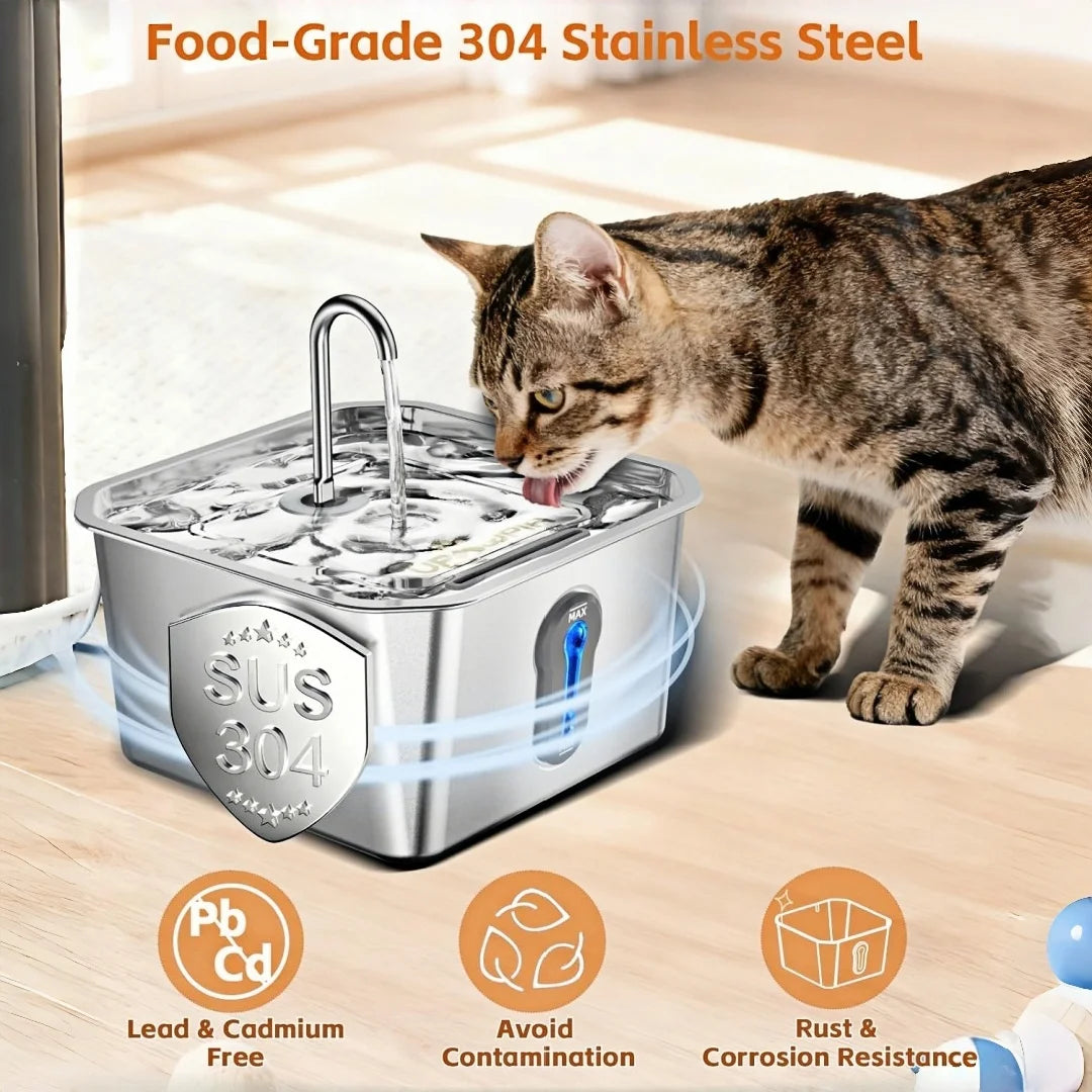 Large Capacity Pet Water Fountain for Dogs & Cats