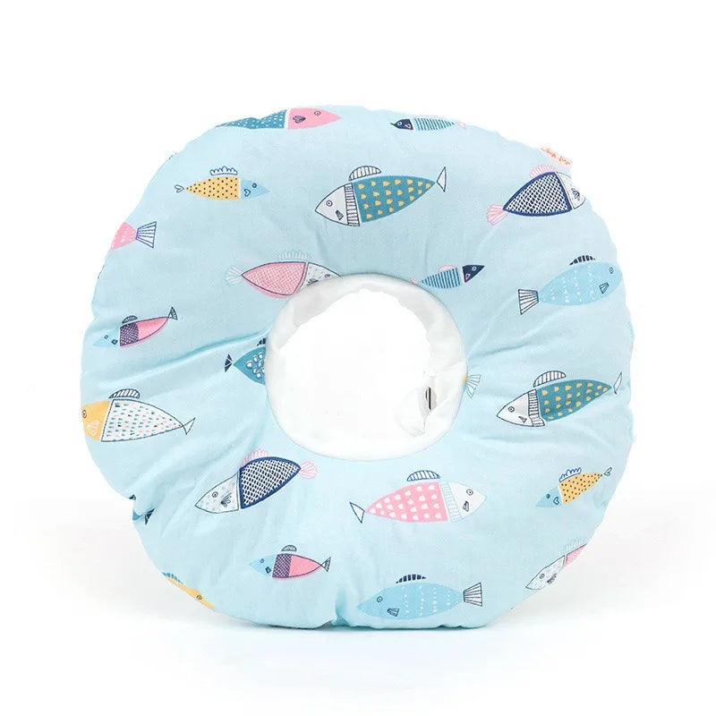 Adjustable Cat Recovery Collar Pet Soft Cone E-Collar Wound Healing Protective Cone After Surgery Elizabethan Collar for Cat Dog