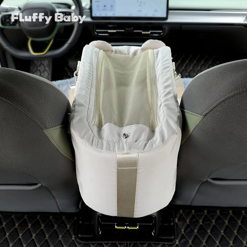 New Outdoor Car Pet Bag, Travel Car, Dog Kennel, Car Center Console, Safety Seat, Small Pet Handbag Cat Bag