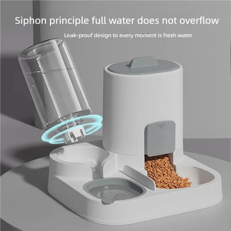 Automatic Gravity Pet Feeder & Water Dispenser | No Electricity Needed