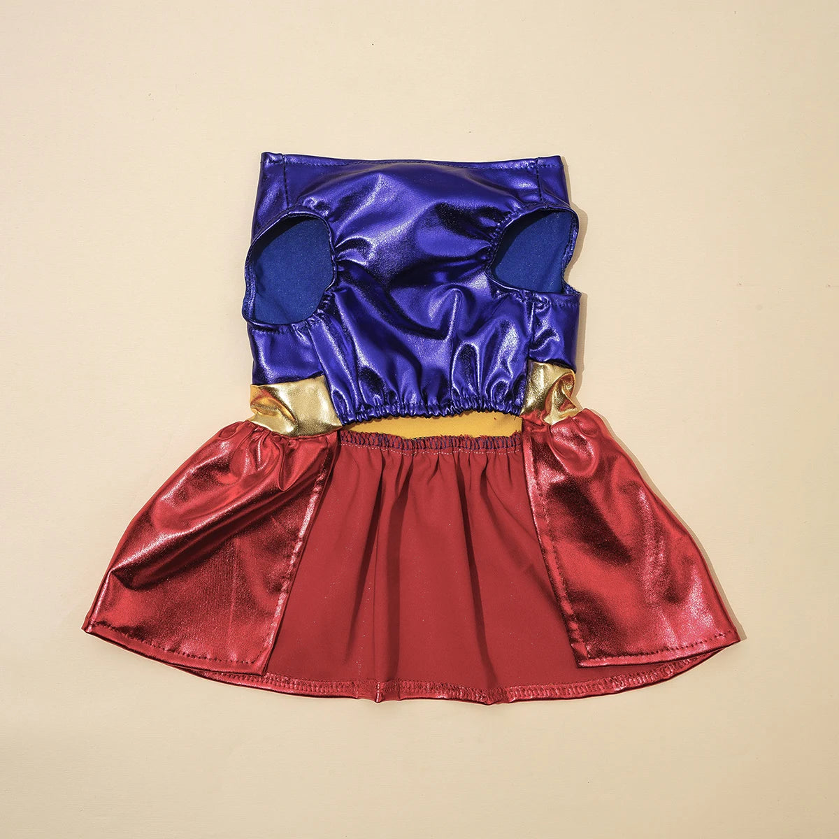 Superwoman Dog Costume – Cute Superhero Dress-Up Outfit for Small Dogs
