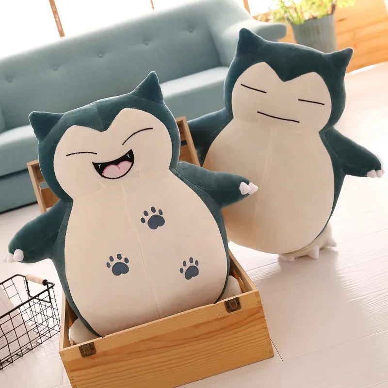 Giant Snorlax Plush Lounge Cushion – Oversized Anime Floor Pillow