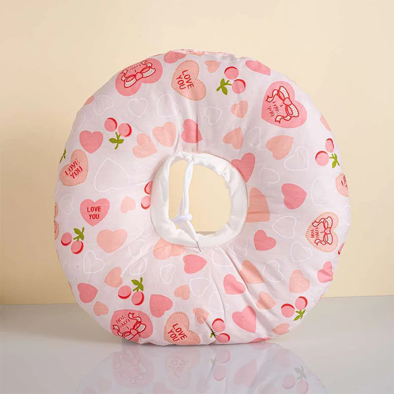Adjustable Cat Recovery Collar Pet Soft Cone E-Collar Wound Healing Protective Cone After Surgery Elizabethan Collar for Cat Dog