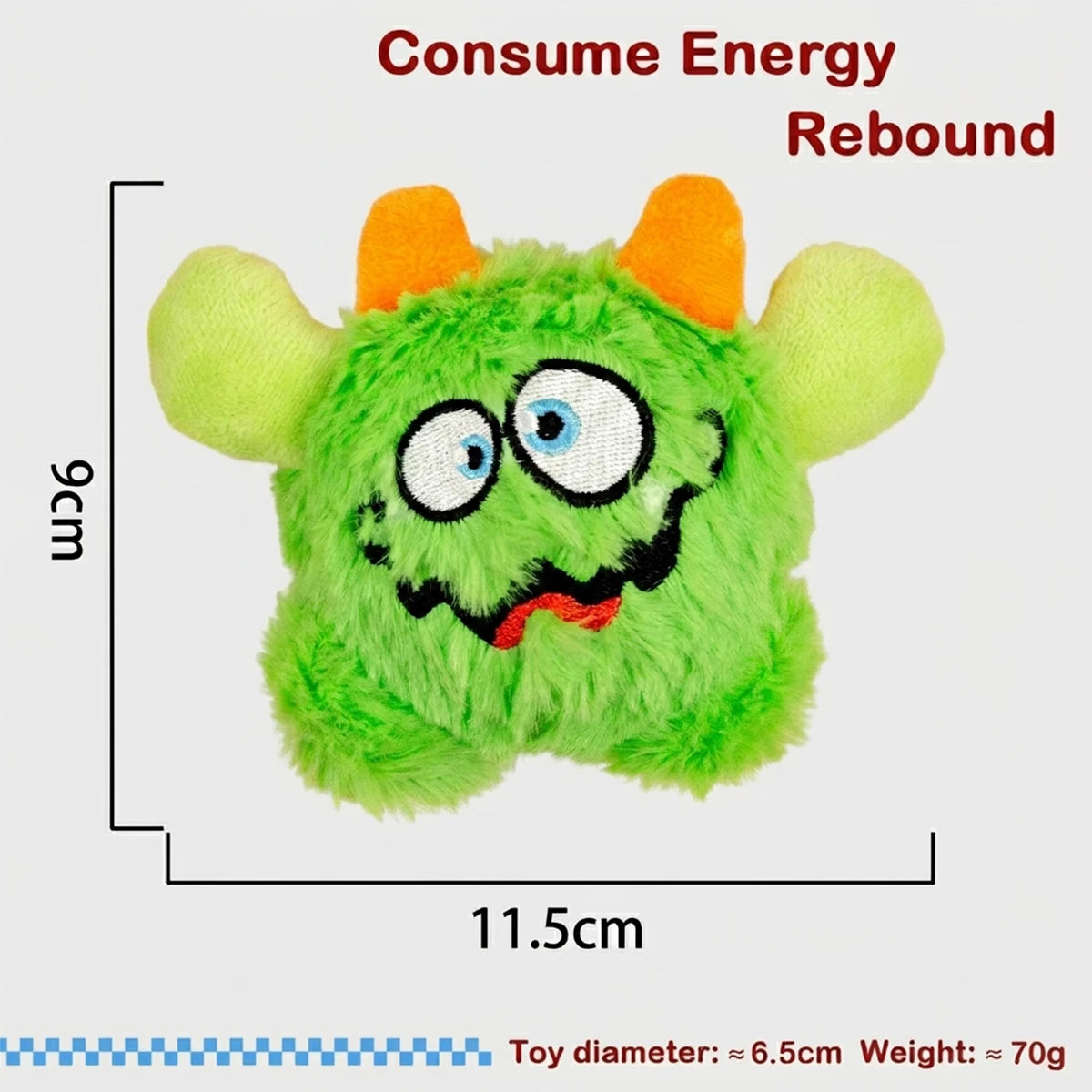 New Squeaker Dogs Balls Toy Bite Resistant Plush Toys For Small Dogs Interactive Chew Ball Toys Pets Training Accessories
