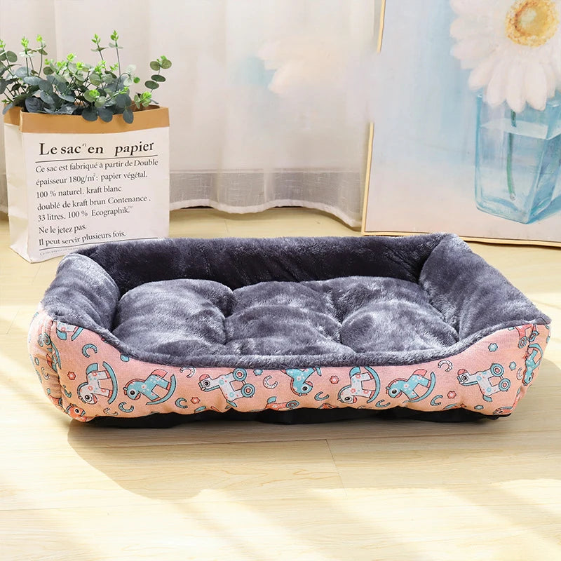 Winter Plush Pet Bed