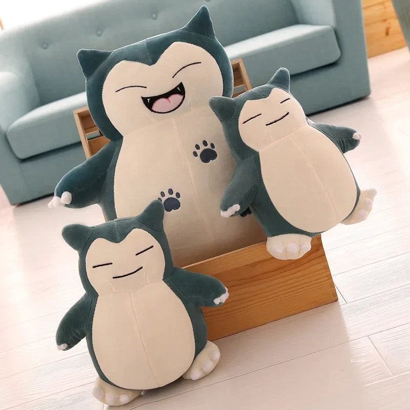 Giant Snorlax Plush Lounge Cushion – Oversized Anime Floor Pillow