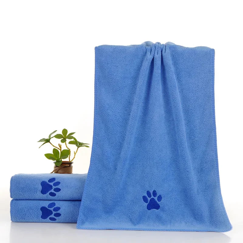 35*75cm/50*100cm Highly Absorbent Dog Towels Breathable Microfiber Pet Grooming Towel Fast-Drying Super Soft Pet Cloth