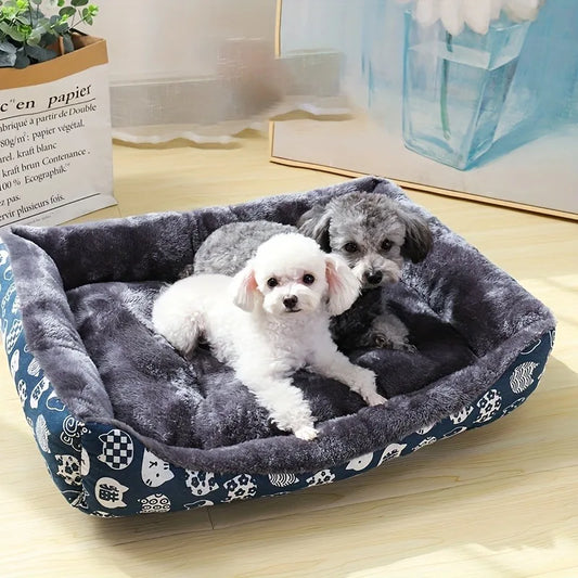 Winter Plush Pet Bed