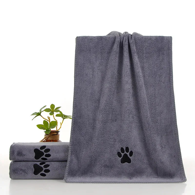35*75cm/50*100cm Highly Absorbent Dog Towels Breathable Microfiber Pet Grooming Towel Fast-Drying Super Soft Pet Cloth