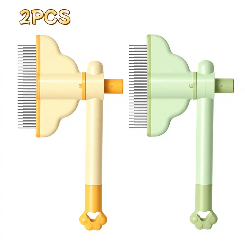 Dog Comb Pet Hair Remover One Button Dogs Brush Self-cleaning Cat Brush Massage Combs for Dog Grooming Brushes for Pet Products