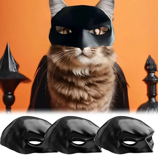 Bat Cat Avenger Halloween superhero mask for cats and dogs