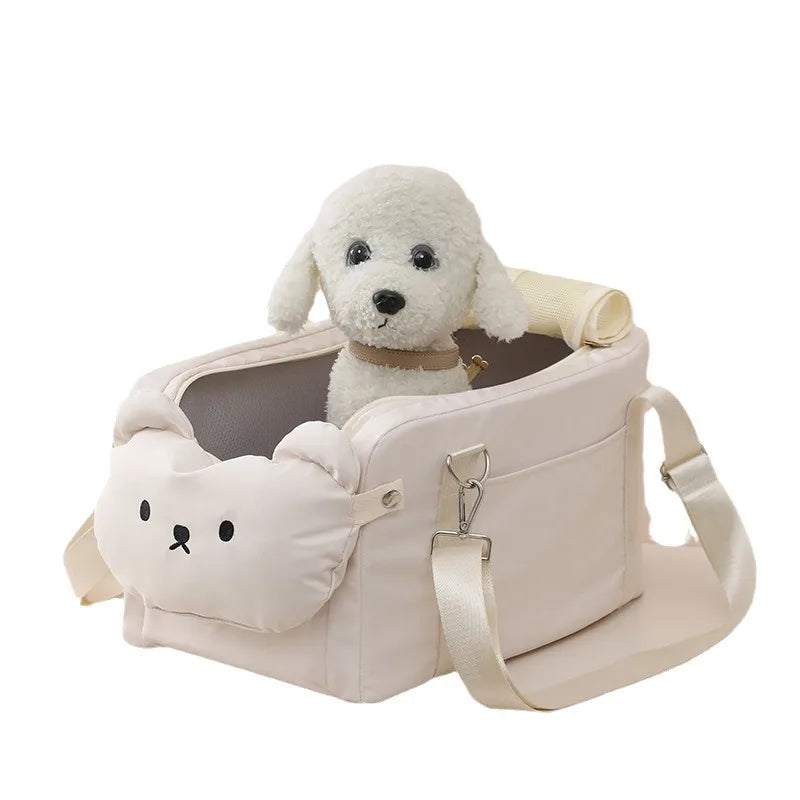 New Outdoor Car Pet Bag, Travel Car, Dog Kennel, Car Center Console, Safety Seat, Small Pet Handbag Cat Bag