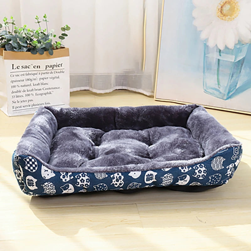 Winter Plush Pet Bed