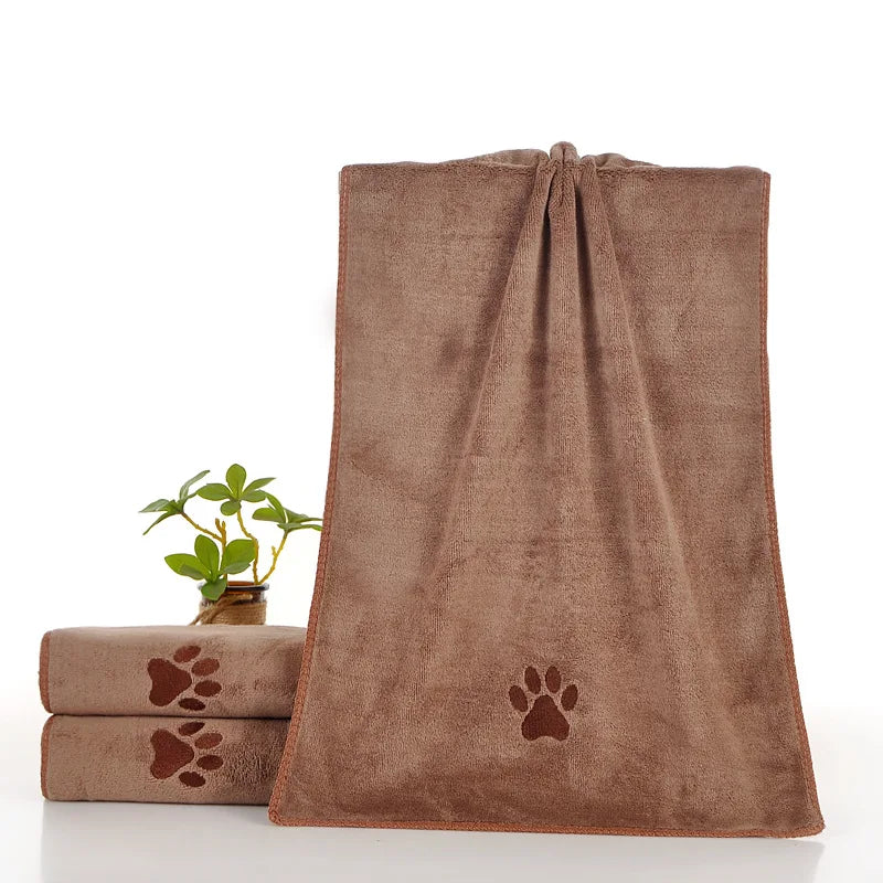 35*75cm/50*100cm Highly Absorbent Dog Towels Breathable Microfiber Pet Grooming Towel Fast-Drying Super Soft Pet Cloth