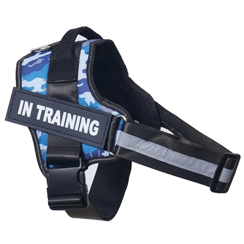 Customized Dog Harness Personalized Reflective Pet Harness For Small Medium Large Dogs Breathable Mesh Pad Dog Harness No Pull