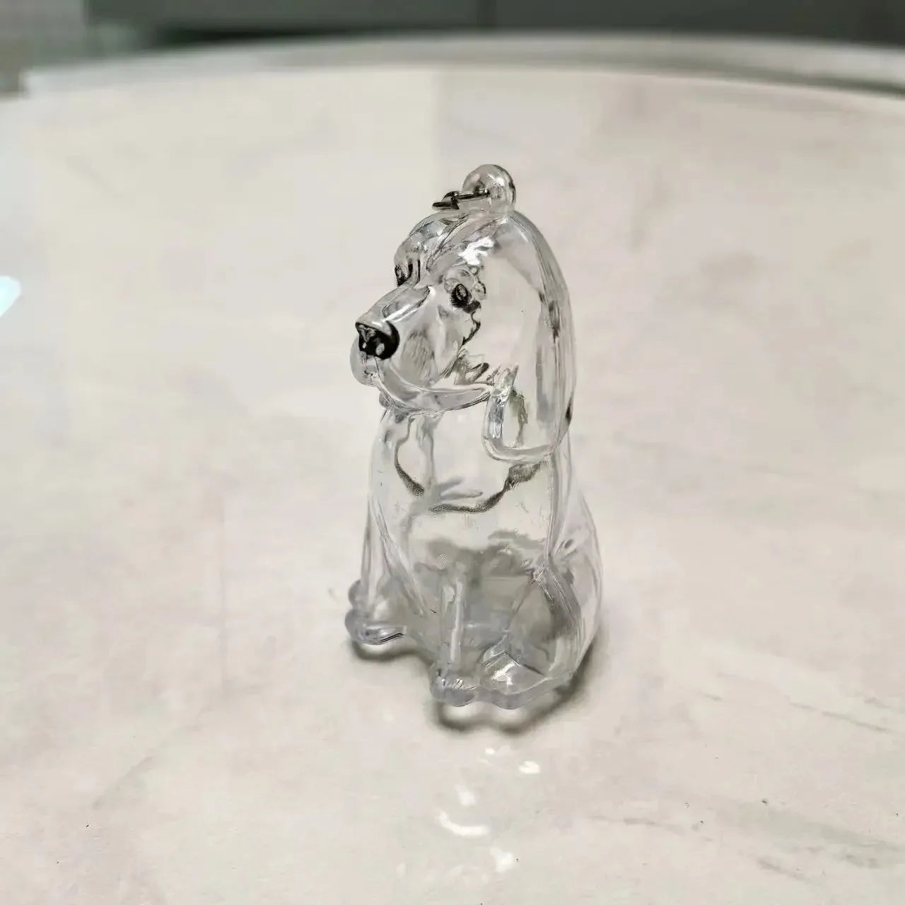 Dog Hair Storage Cute Pendant Keychain Bag Pendant Couple Car Key Chains  Souvenir Collection Gift Pet Hair Memorial Pet Lovers