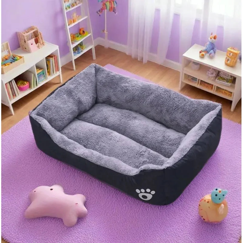Plush Calming Dog Bed