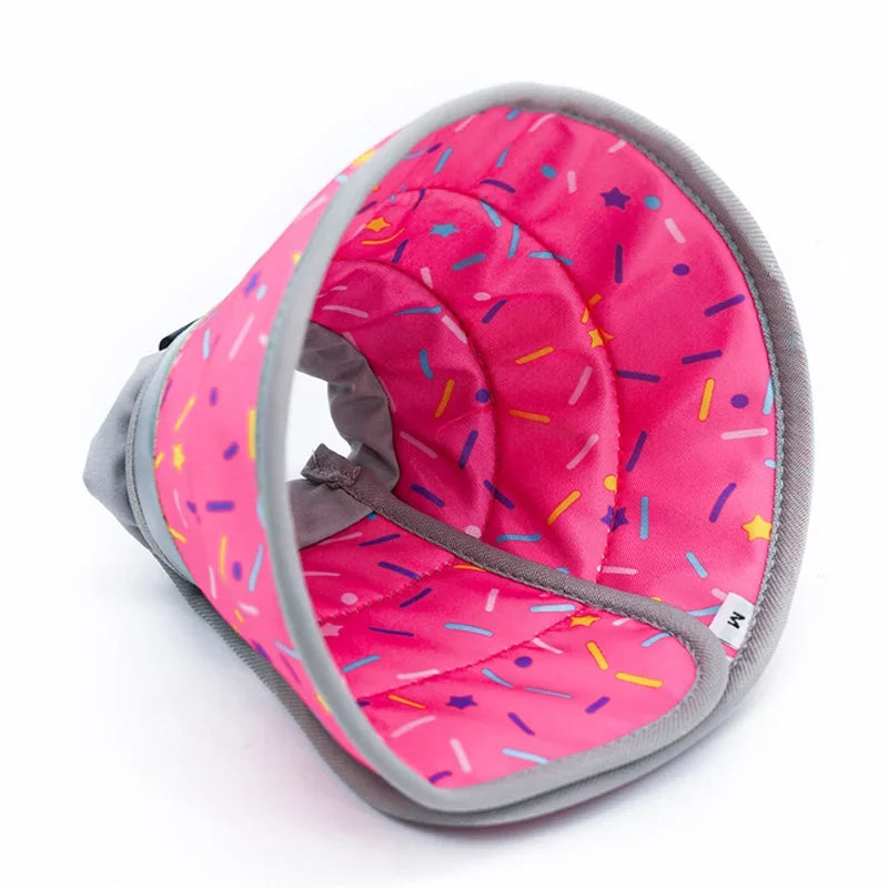 Pet Elizabeth Circle Anti-Licking Recovery Collar Comfortable Light Weight Protective Cone Collar for Dog and Cat After Surgery
