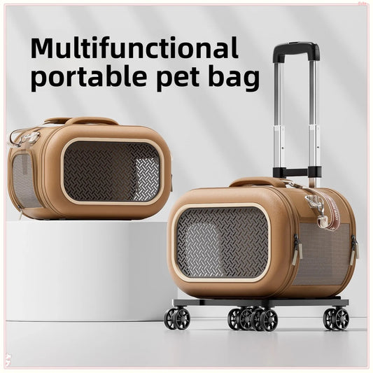 Cat bag, portable outdoor cat box, one shoulder crossbody, small cat space cabin, large capacity cat carrying bag, pet suitcase