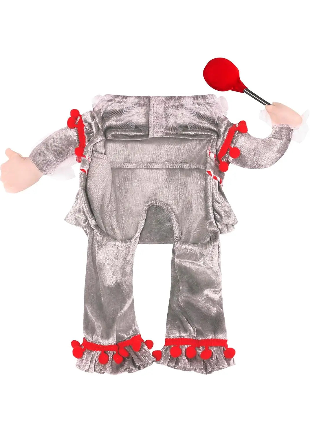 Pennywise Pet Costume for Dogs & Cats – Creepy Clown Halloween Outfit