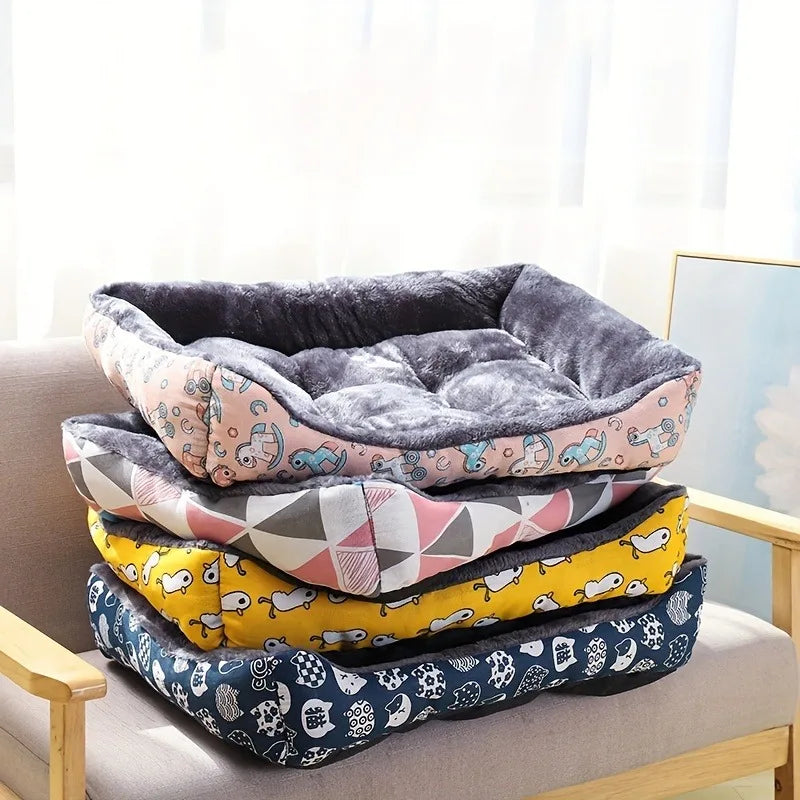 Winter Plush Pet Bed
