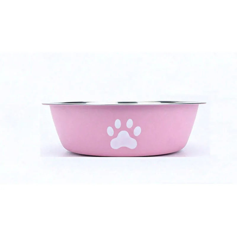 3-Piece Stainless Steel Pet Bowl Set for Dogs & Cats