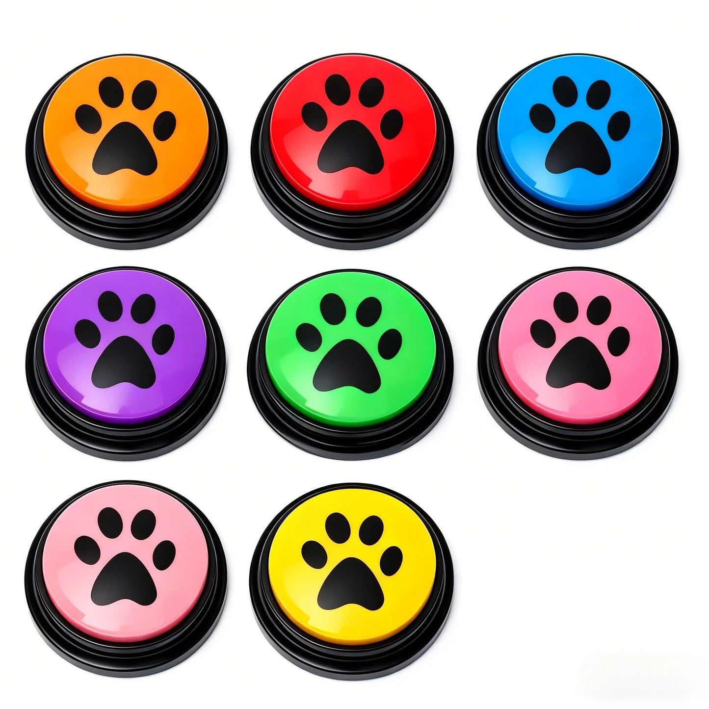 Dog Communication Buttons Voice Recording Button for Pet Training Buzzer 30 Second Record Playback Funny Gift for Talking Pet