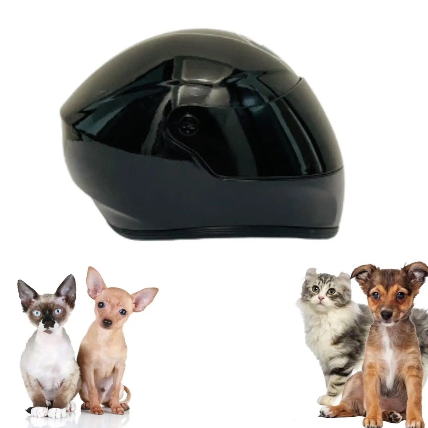 Cat Motorcycle Helmet Full Face Outdoor Riding Helmet Hat ABS Material Cat Dog Doggie Puppy Kitten Pet Supplies Racing PINK NEW
