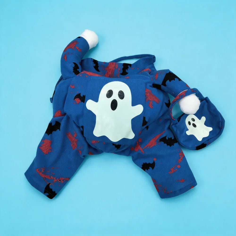 Halloween Dog Cosplay Costume – Funny Pet Dress-Up Outfit for Dogs