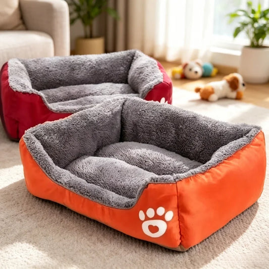 Plush Calming Dog Bed
