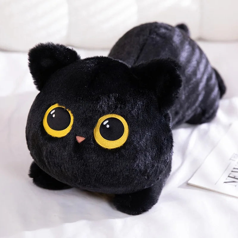 New cute plush toy for cats - adorable cat-shaped pillow, bed hugger, sleeping blanket doll, birthday gift for girls