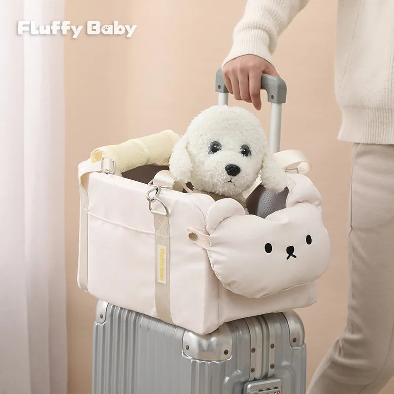 New Outdoor Car Pet Bag, Travel Car, Dog Kennel, Car Center Console, Safety Seat, Small Pet Handbag Cat Bag
