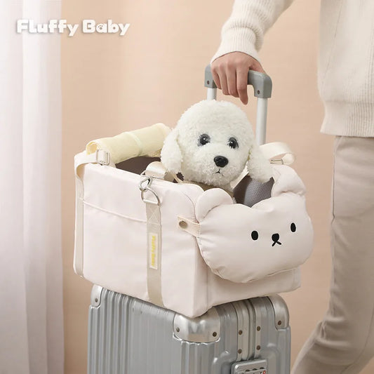 New Outdoor Car Pet Bag, Travel Car, Dog Kennel, Car Center Console, Safety Seat, Small Pet Handbag Cat Bag