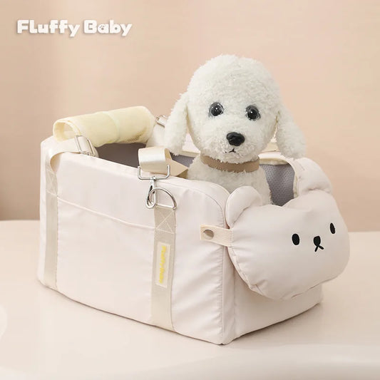 New Outdoor Car Pet Bag, Travel Car, Dog Kennel, Car Center Console, Safety Seat, Small Pet Handbag Cat Bag