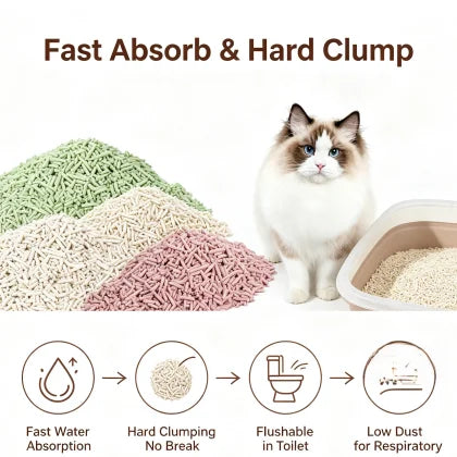 Plant-Based Tofu Cat Litter