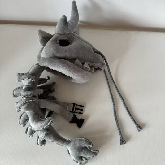 Dinosaur Skeleton Headgear for Dogs & Cats – Halloween Dino Pet Costume
