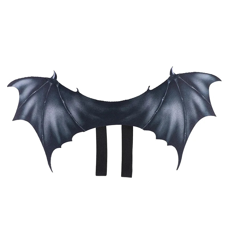 2025 New Product Halloween Pet Party Cosplay Decoration Cat Ghost Festival Costume Dog Bat Wings Holiday Gift