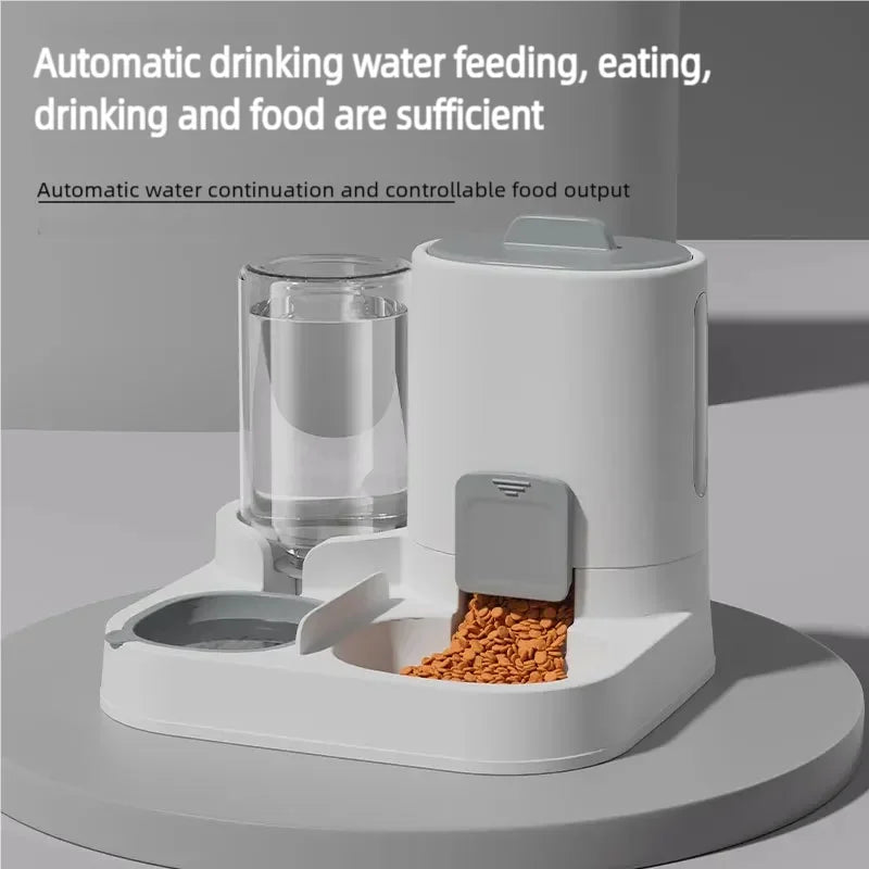 Automatic Gravity Pet Feeder & Water Dispenser | No Electricity Needed