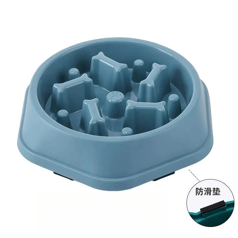 Slow Feeder Puppy Bowl – Anti-Choking Interactive Food Bowl for Dogs