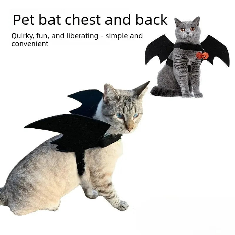 Halloween Bat Wings for Dogs & Cats – Felt Pet Costume Accessory
