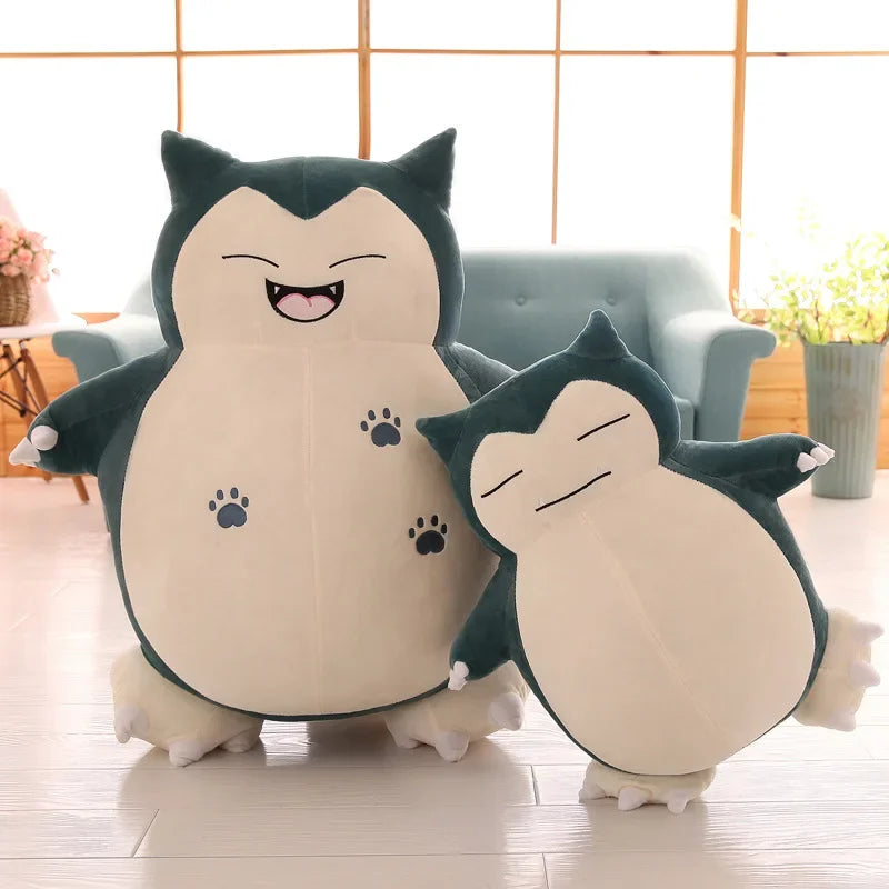 Giant Snorlax Plush Lounge Cushion – Oversized Anime Floor Pillow