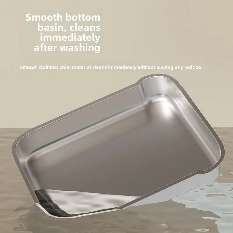 XXL Stainless Steel Cat Litter Box