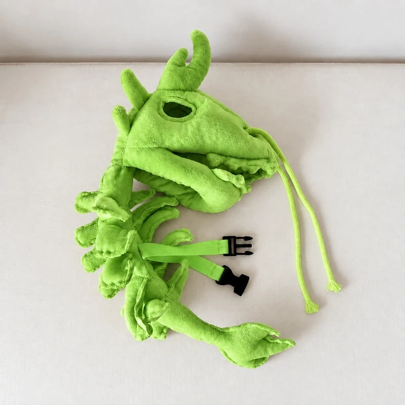 Dinosaur Skeleton Headgear for Dogs & Cats – Halloween Dino Pet Costume